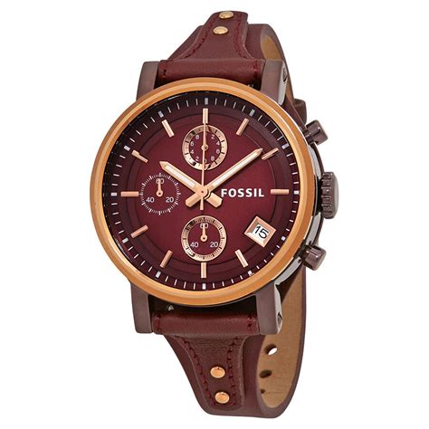 fossil original boyfriend chronograph watch.